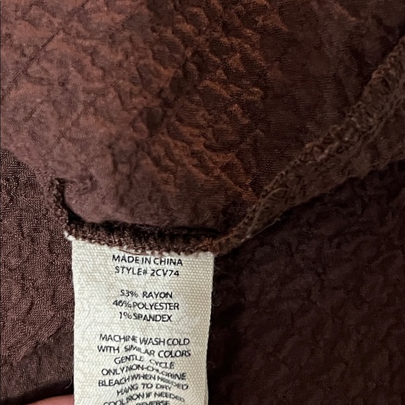 Soft Surroundings Kaari Button Wrap Tunic Top - Picture 6 of 6